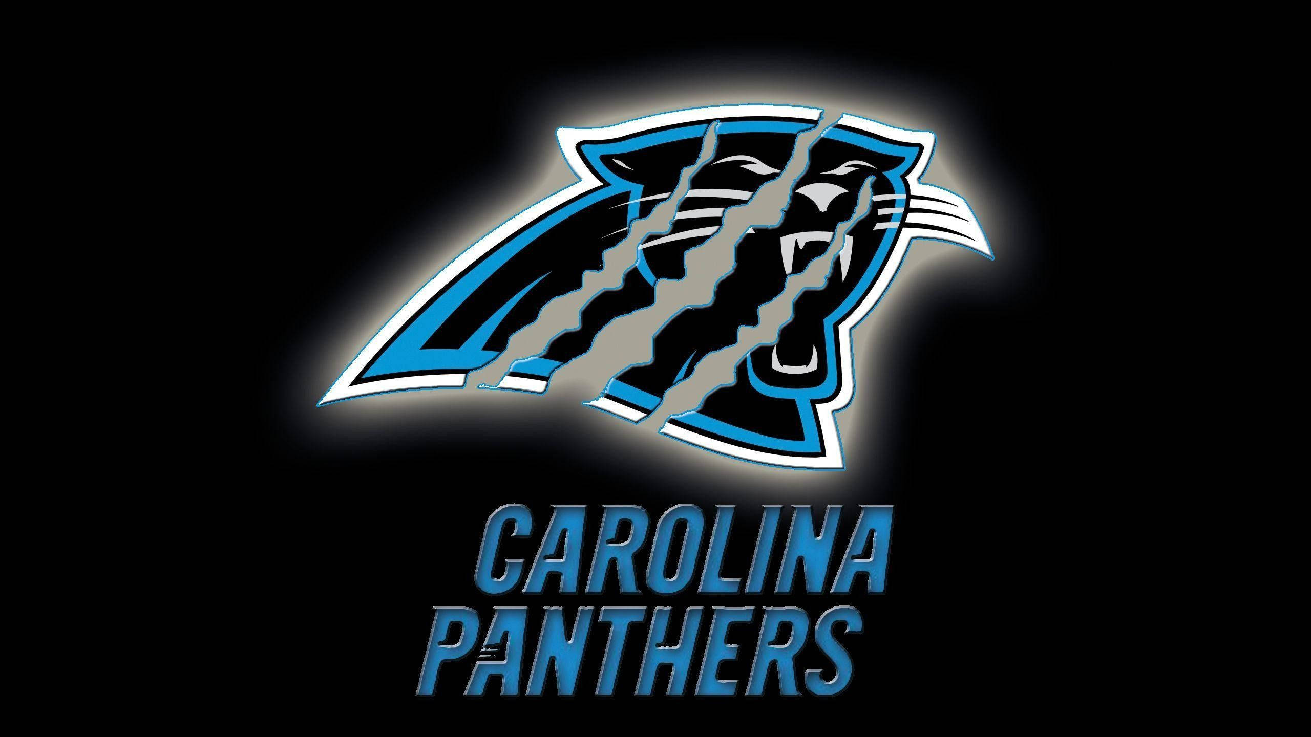 Carolina Panthers Logo With Tear Background