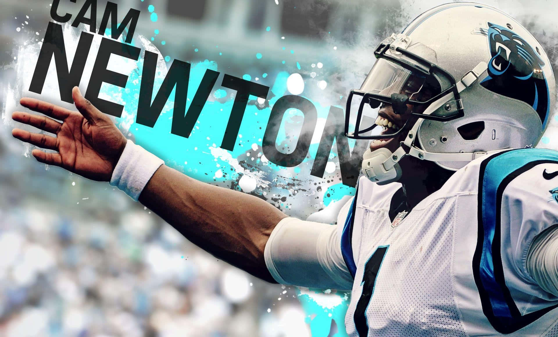 Carolina Panthers Qb Cam Newton Background