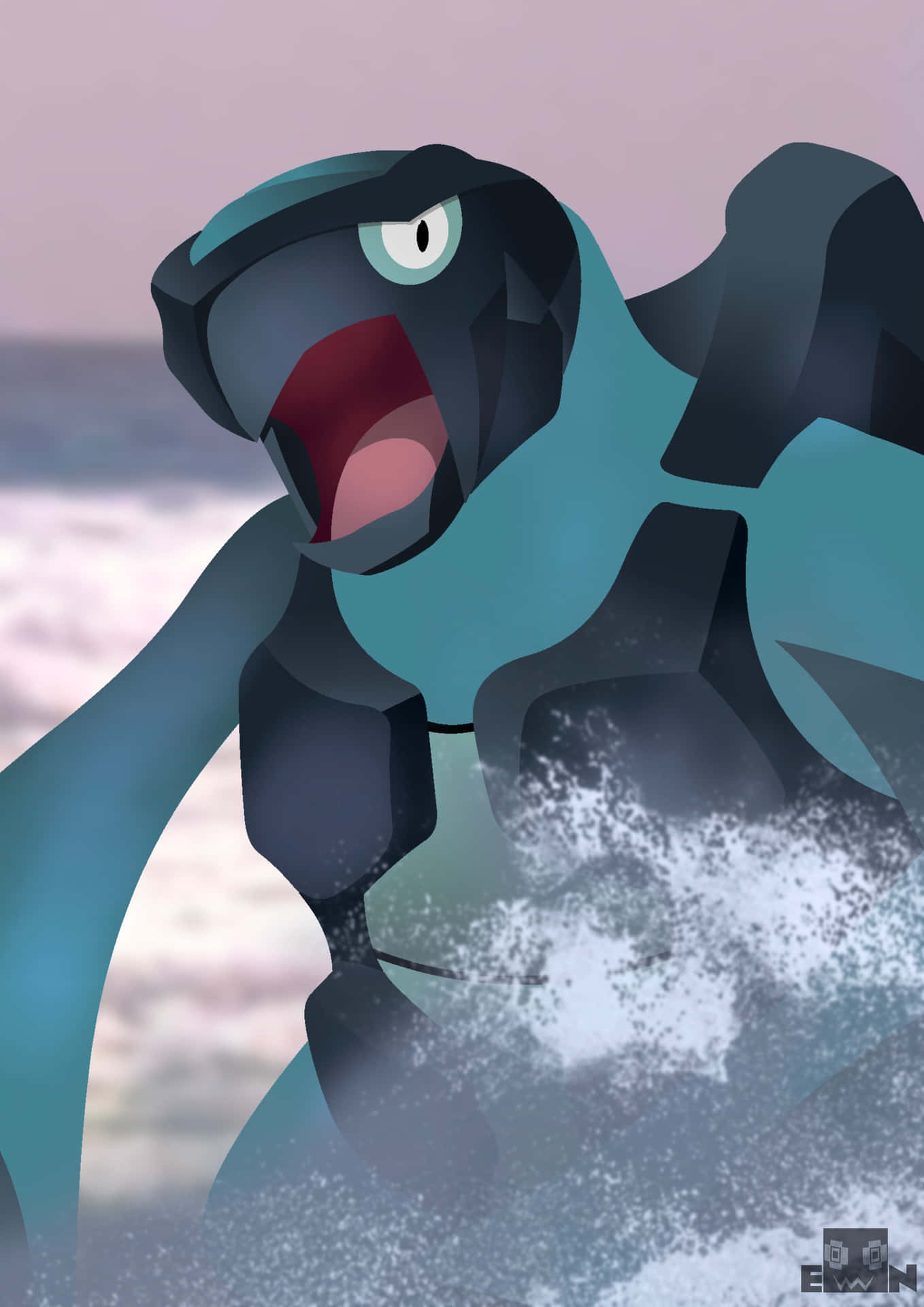 Carracosta Pokemon Fanart Background