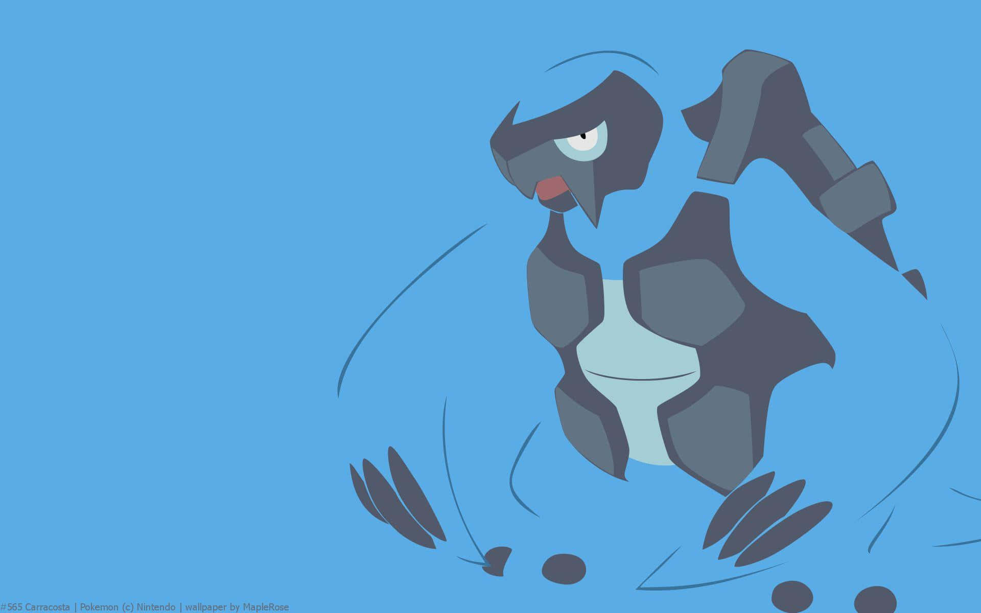 Carracosta Pokemon Vector Art Background