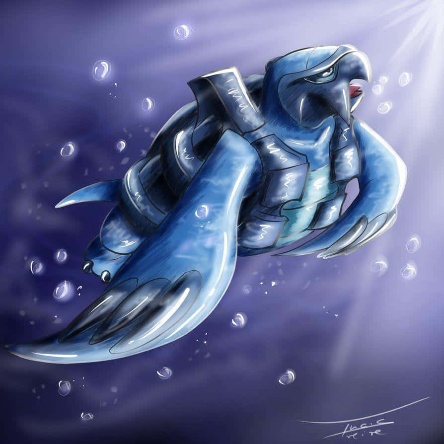 Carracosta Underwater Pokemon Artwork Background