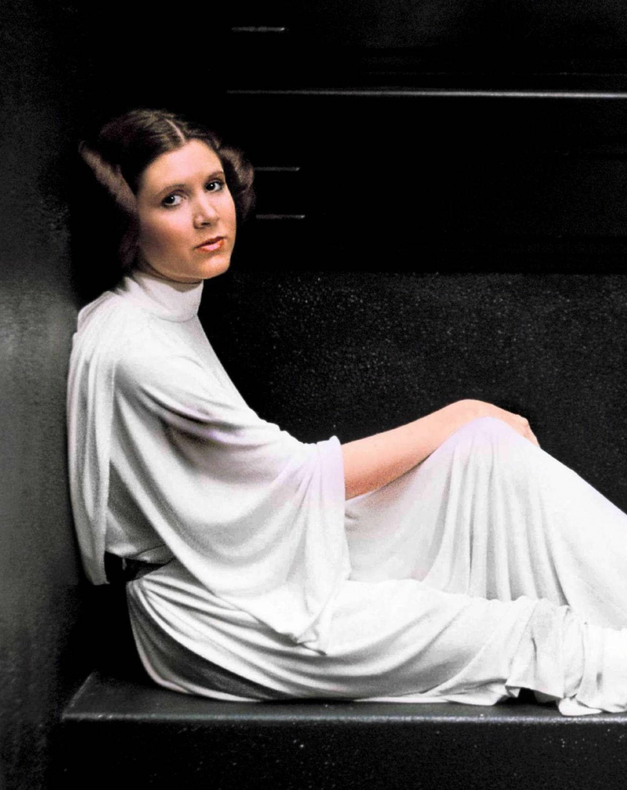 Carrie Fisher As Princess Leia Background