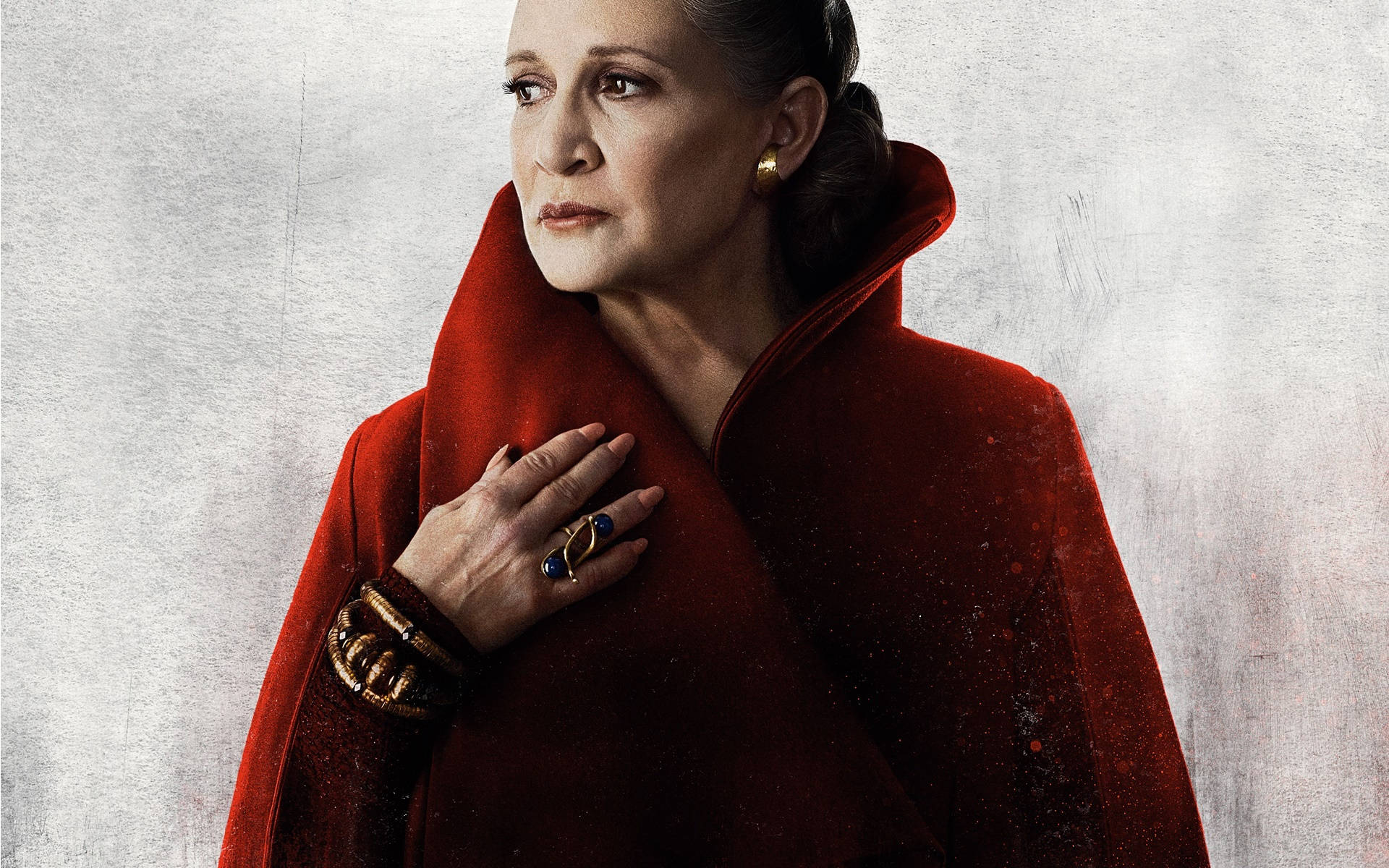 Carrie Fisher Last Jedi Princess Leia Background