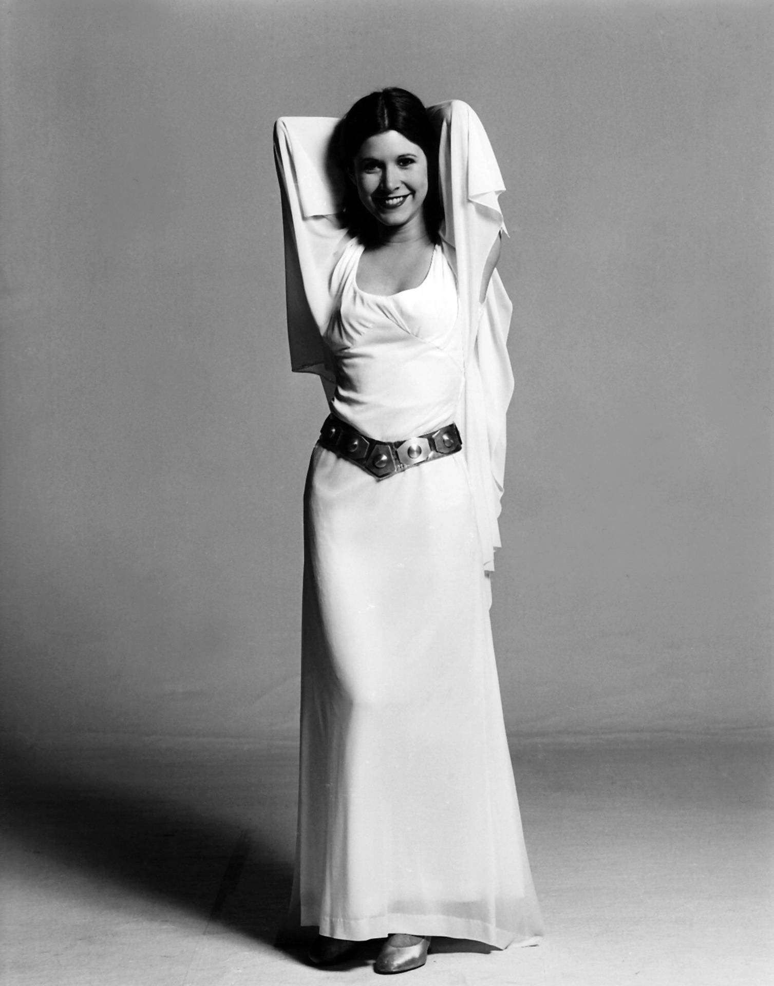 Carrie Fisher Princess Leia Photoshoot Background