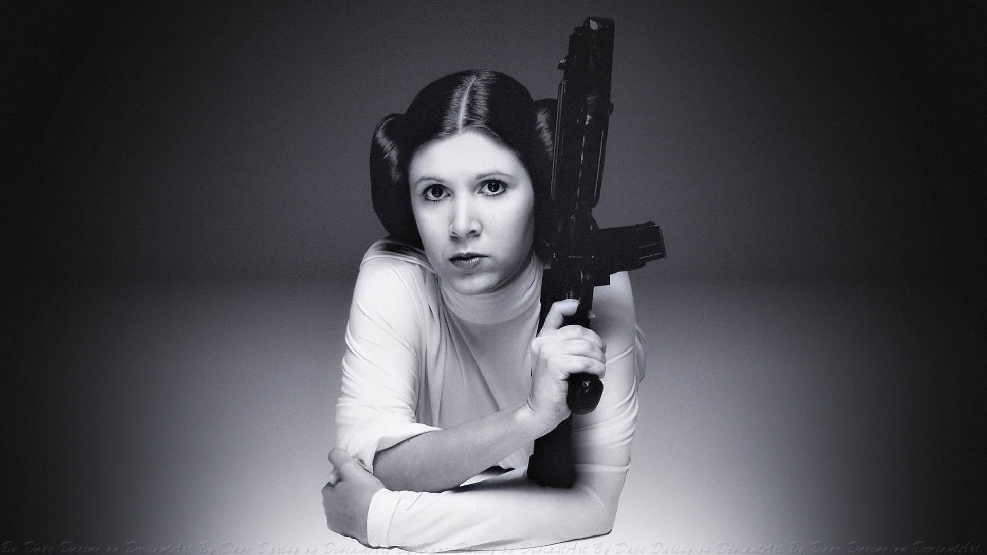 Carrie Fisher Princess Leia Photoshoot Background
