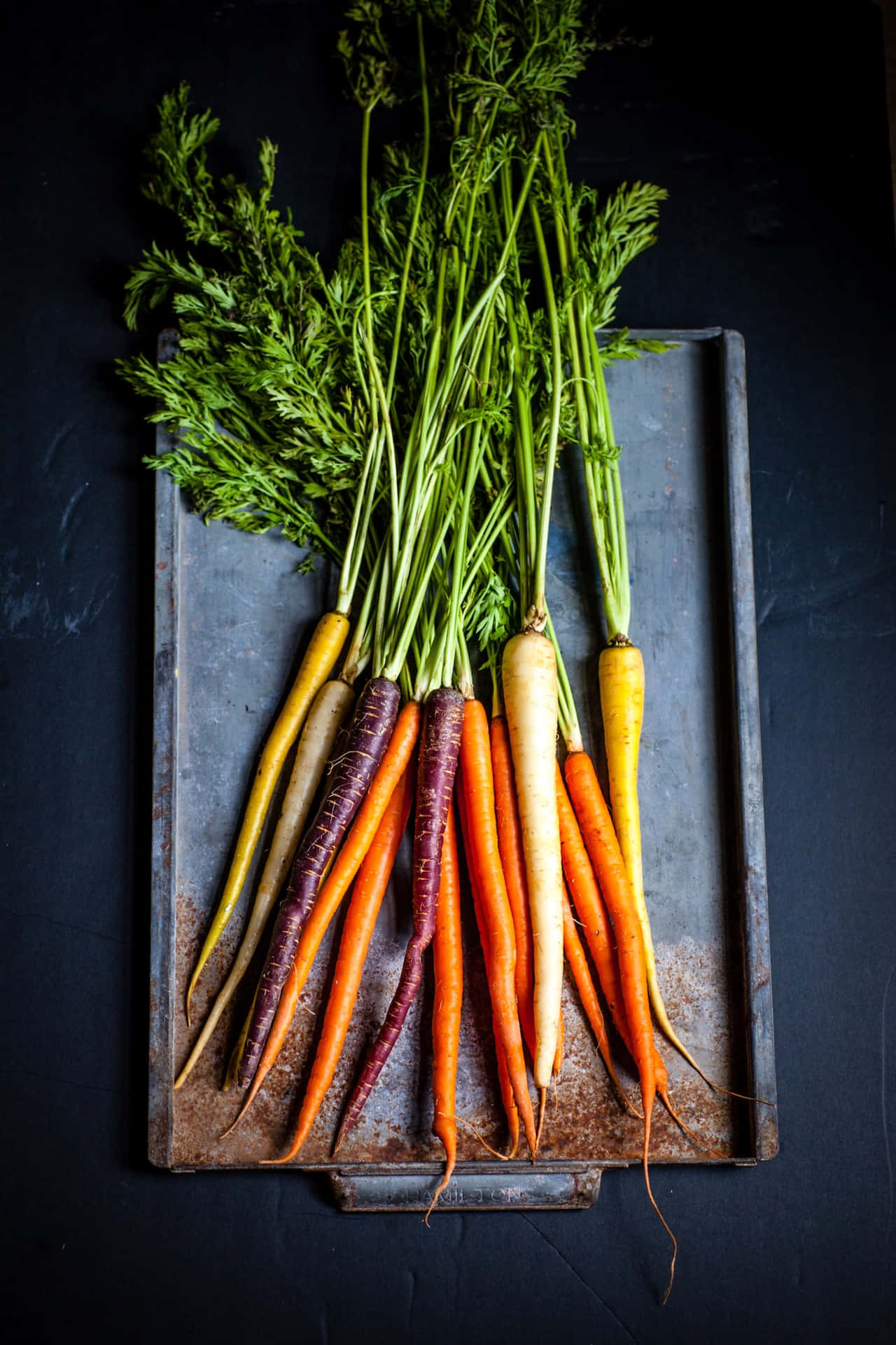 Carrot And Radish Root Vegetables Background