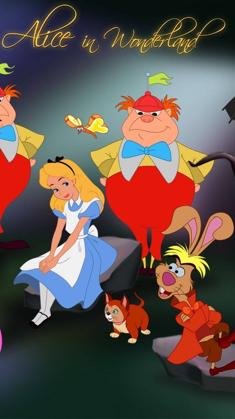 Carry Alice In Wonderland Everywhere With This Amazing Phone Background