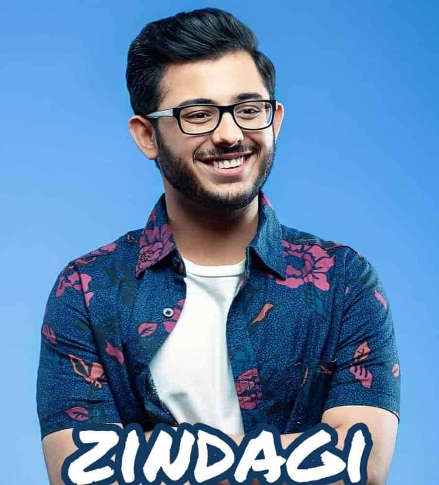 Carryminati's Single Cover Background