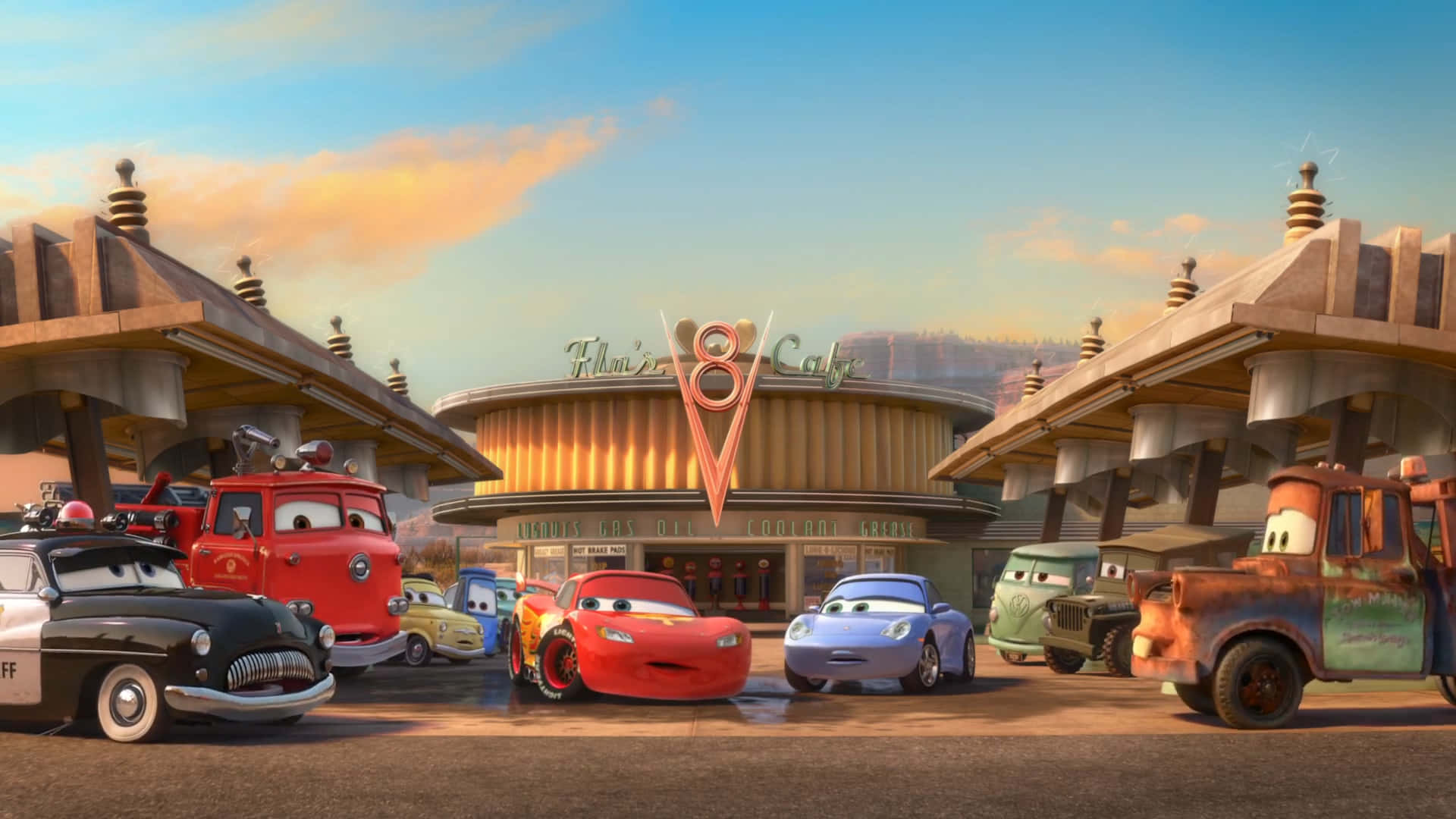 Cars 3 - A Disney Movie Background