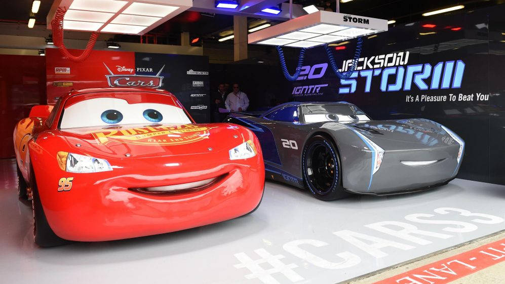 Cars 3 Lightning And Jackson Display