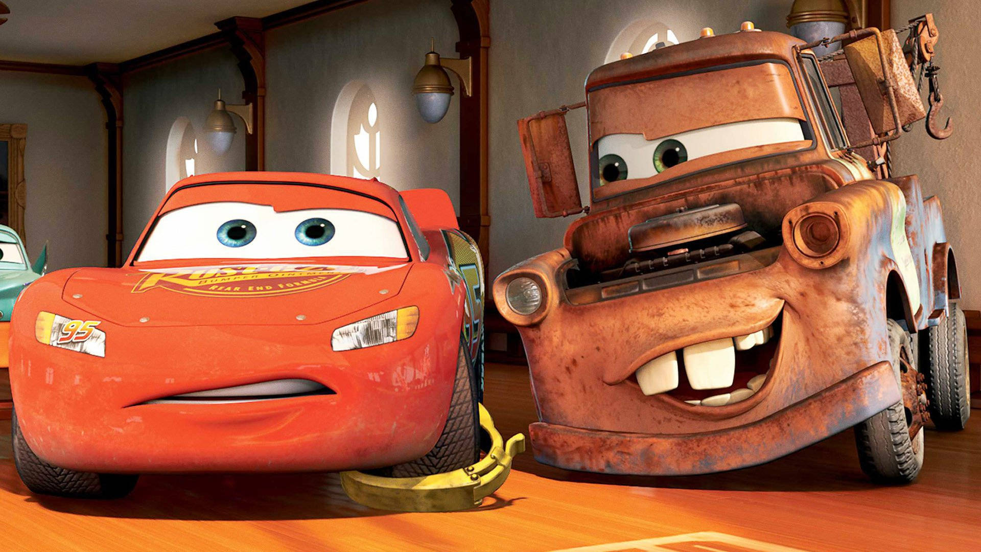 Cars Mater And Lightning Talking Background