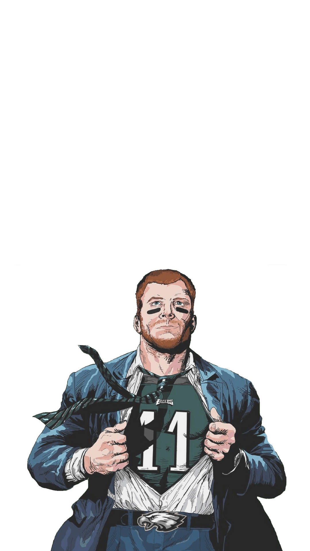 Carson Wentz Cartoon Art