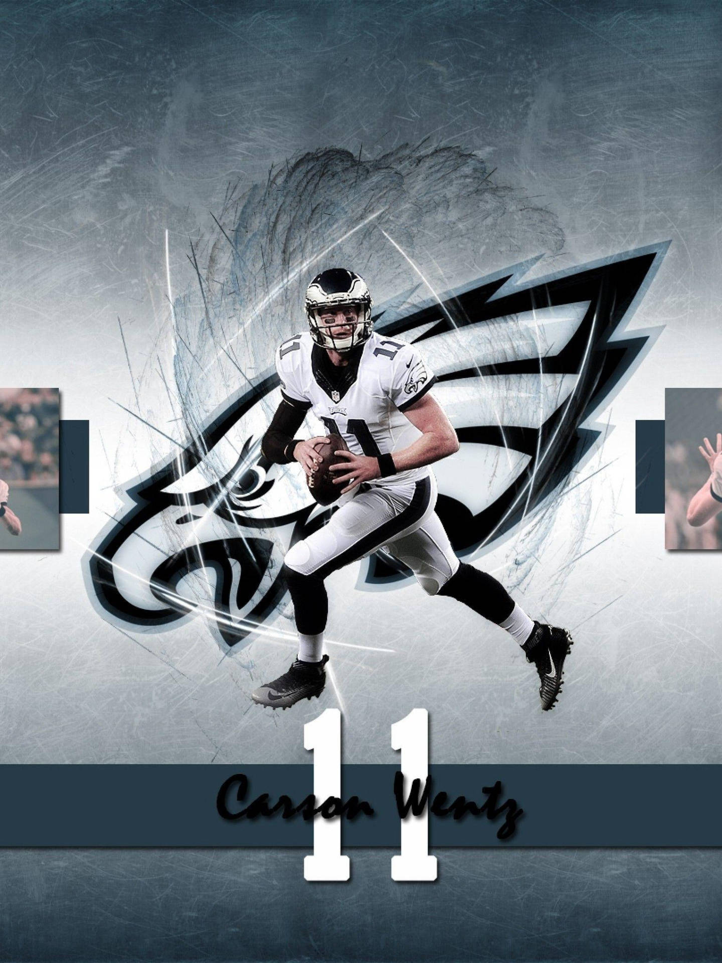 Carson Wentz Philadelphia Eagles Digital Art Background