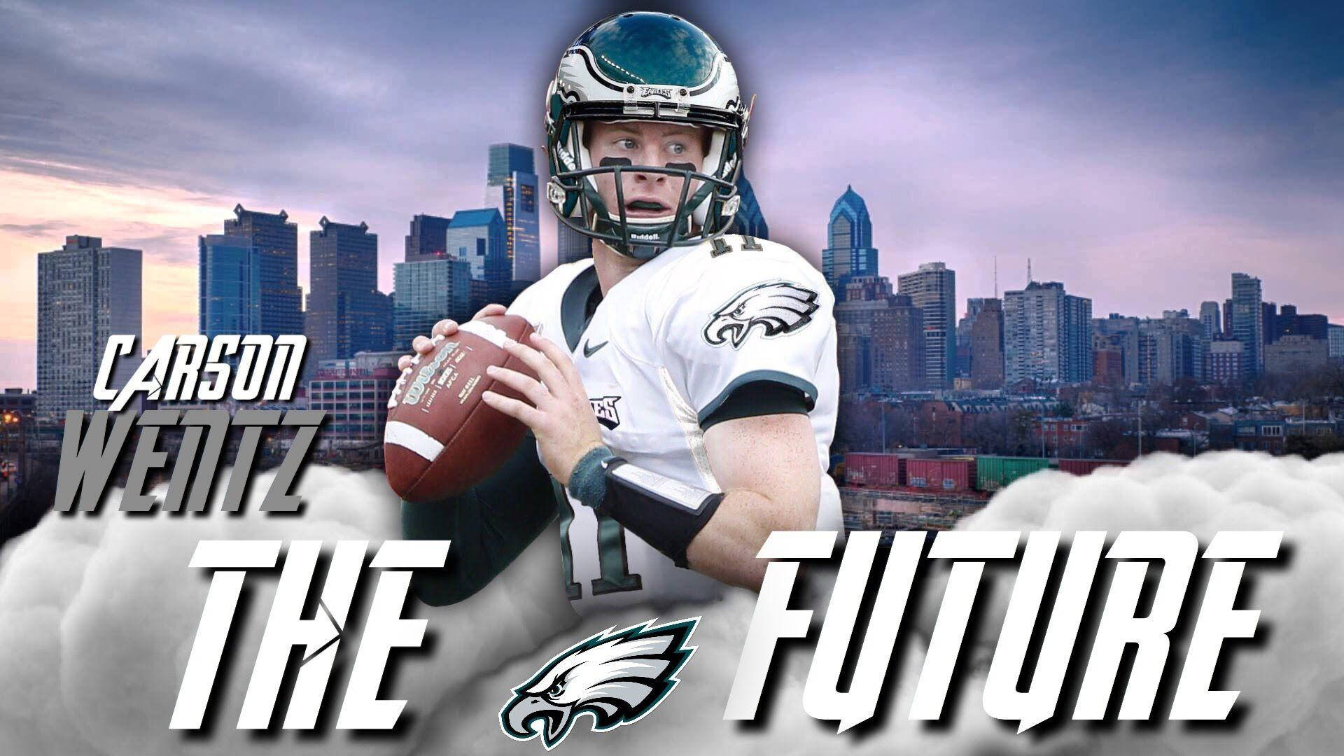 Carson Wentz The Future Poster Background