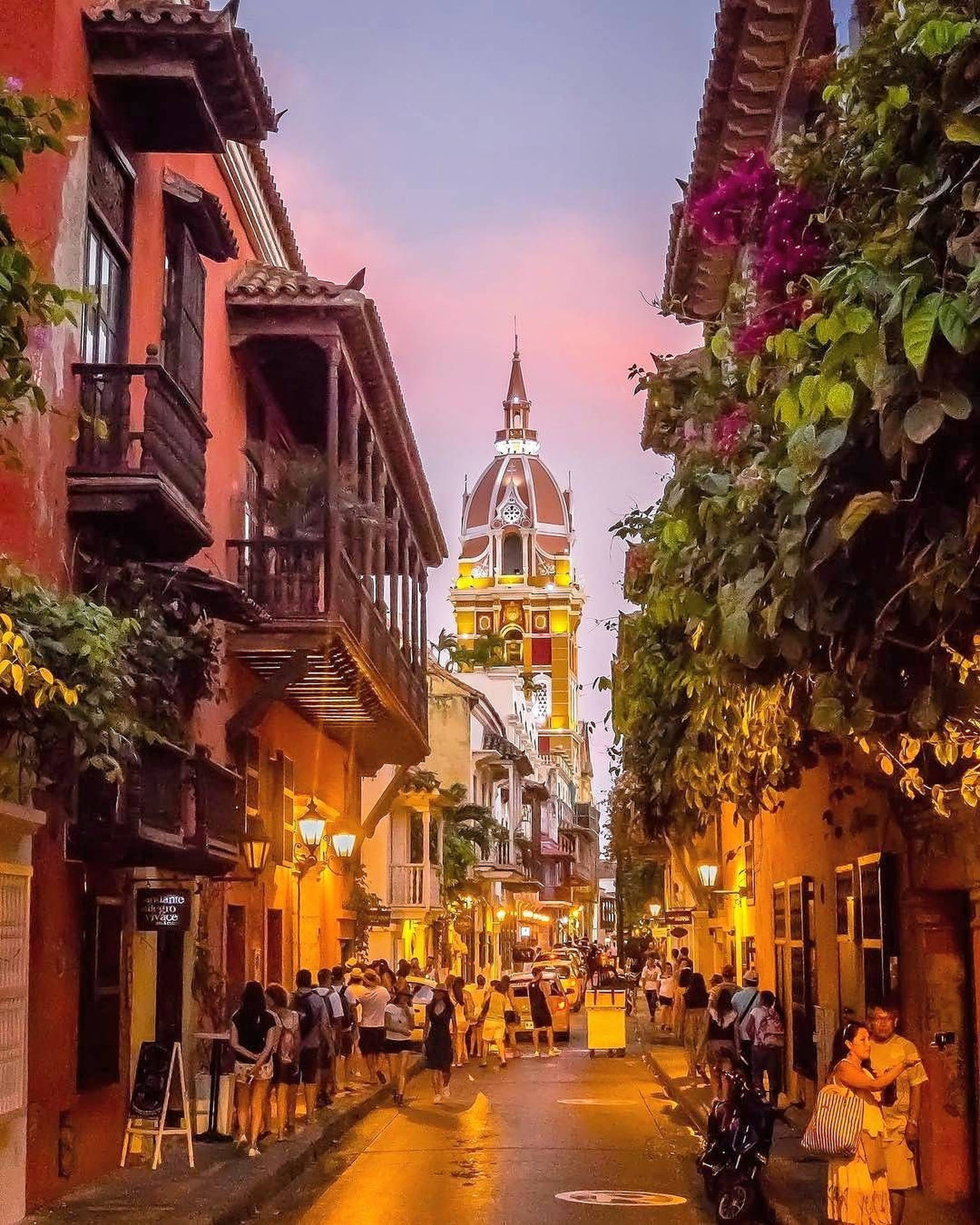 Cartagena Cathedral Colombia Background