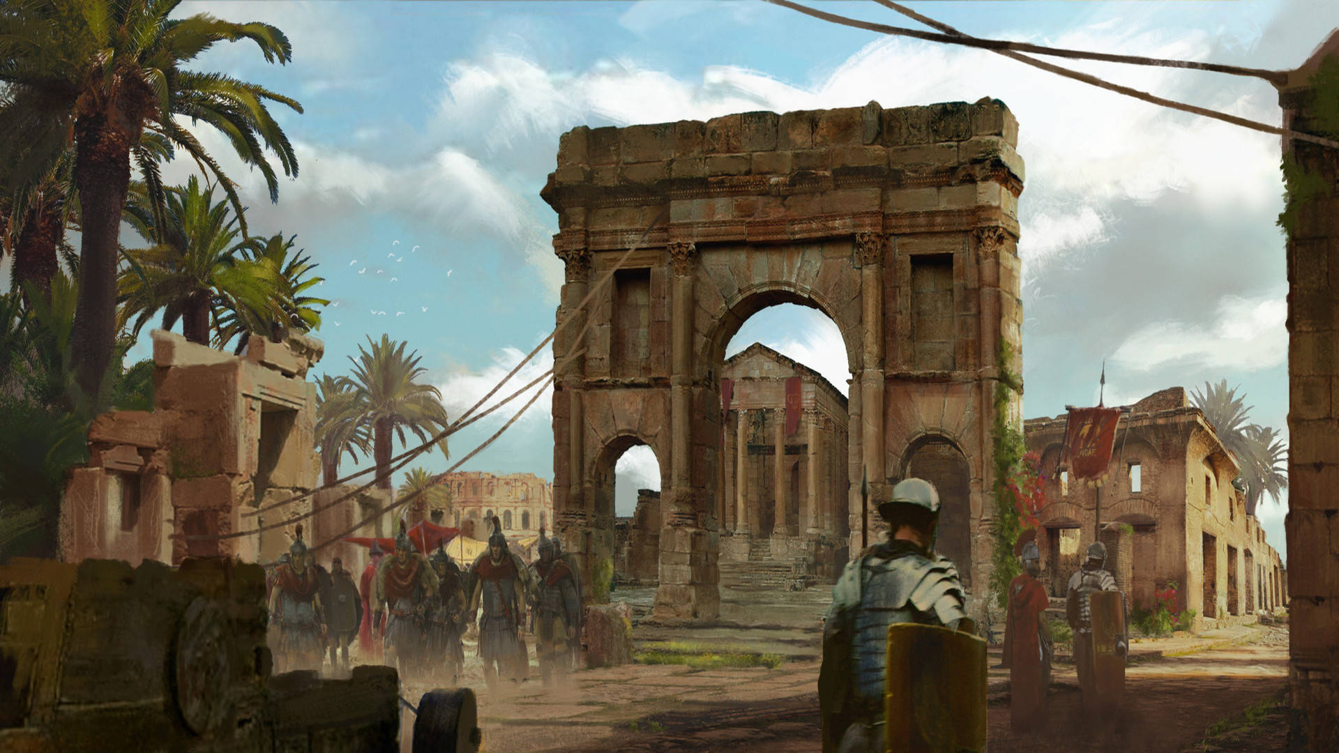 Carthage Soldiers Rendering Background