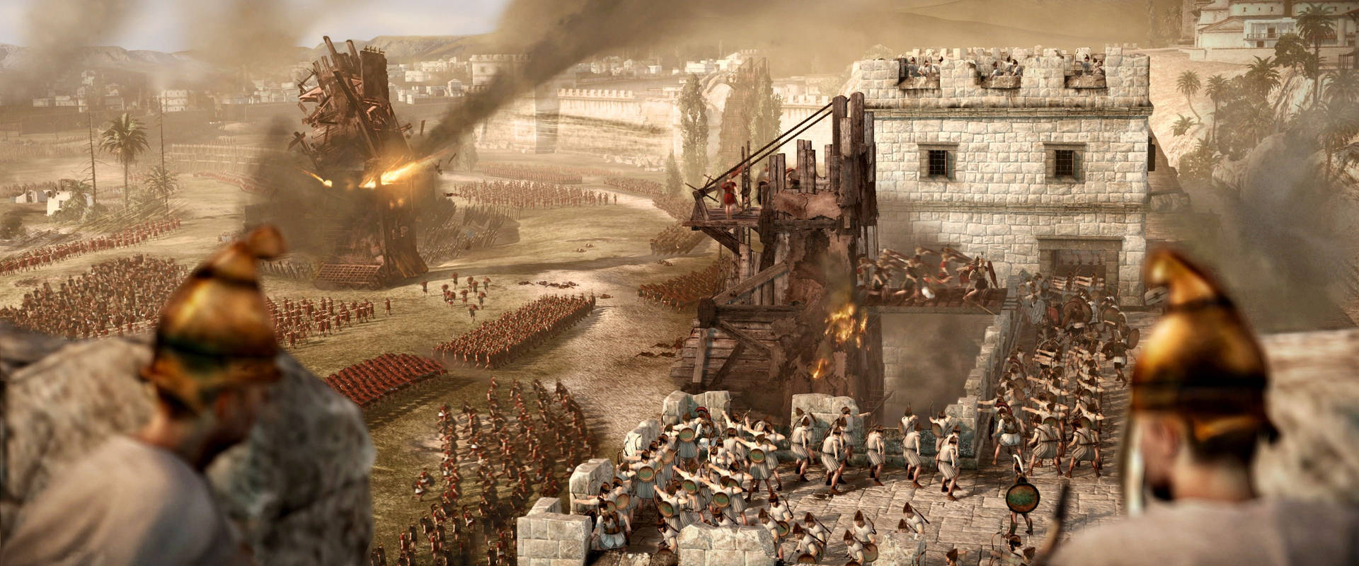 Carthage Soldiers Sieging Background