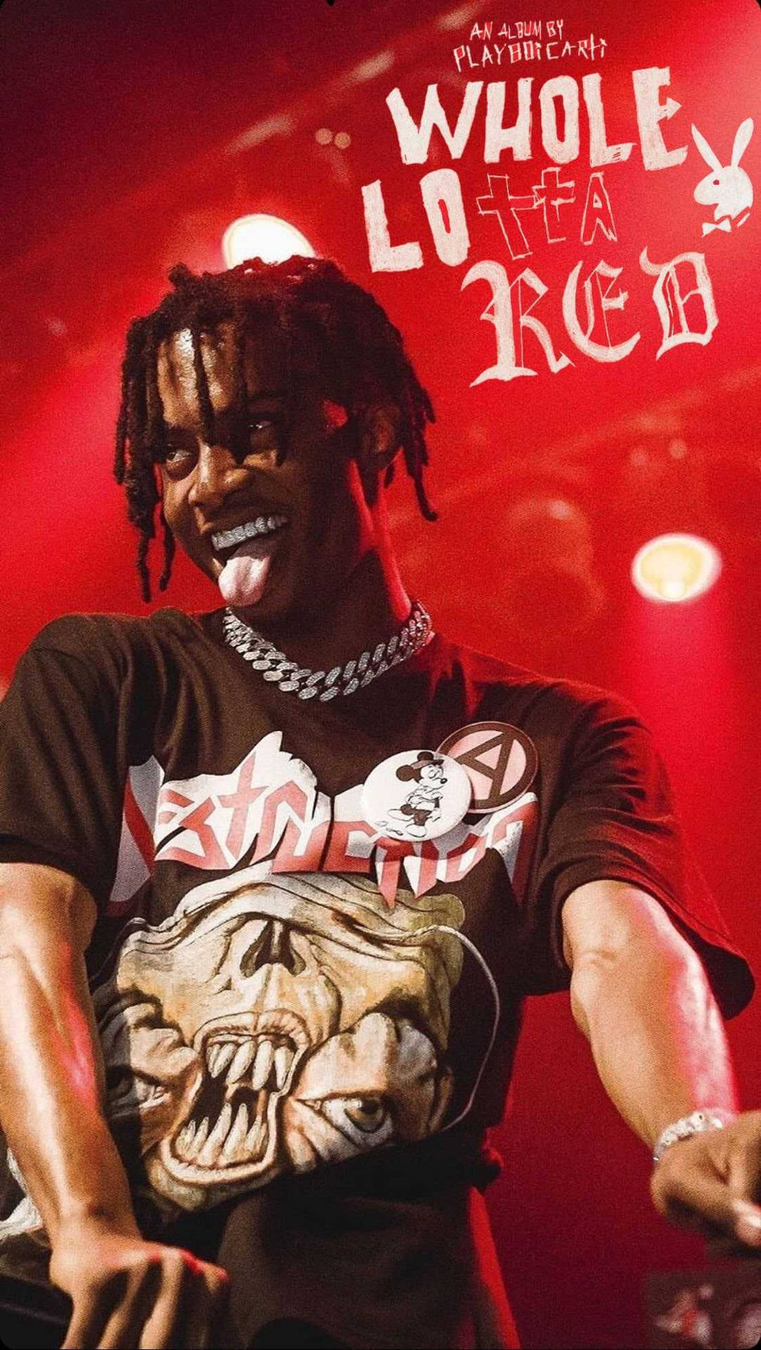 Carti Aesthetic Whole Lotta Red Phone Background