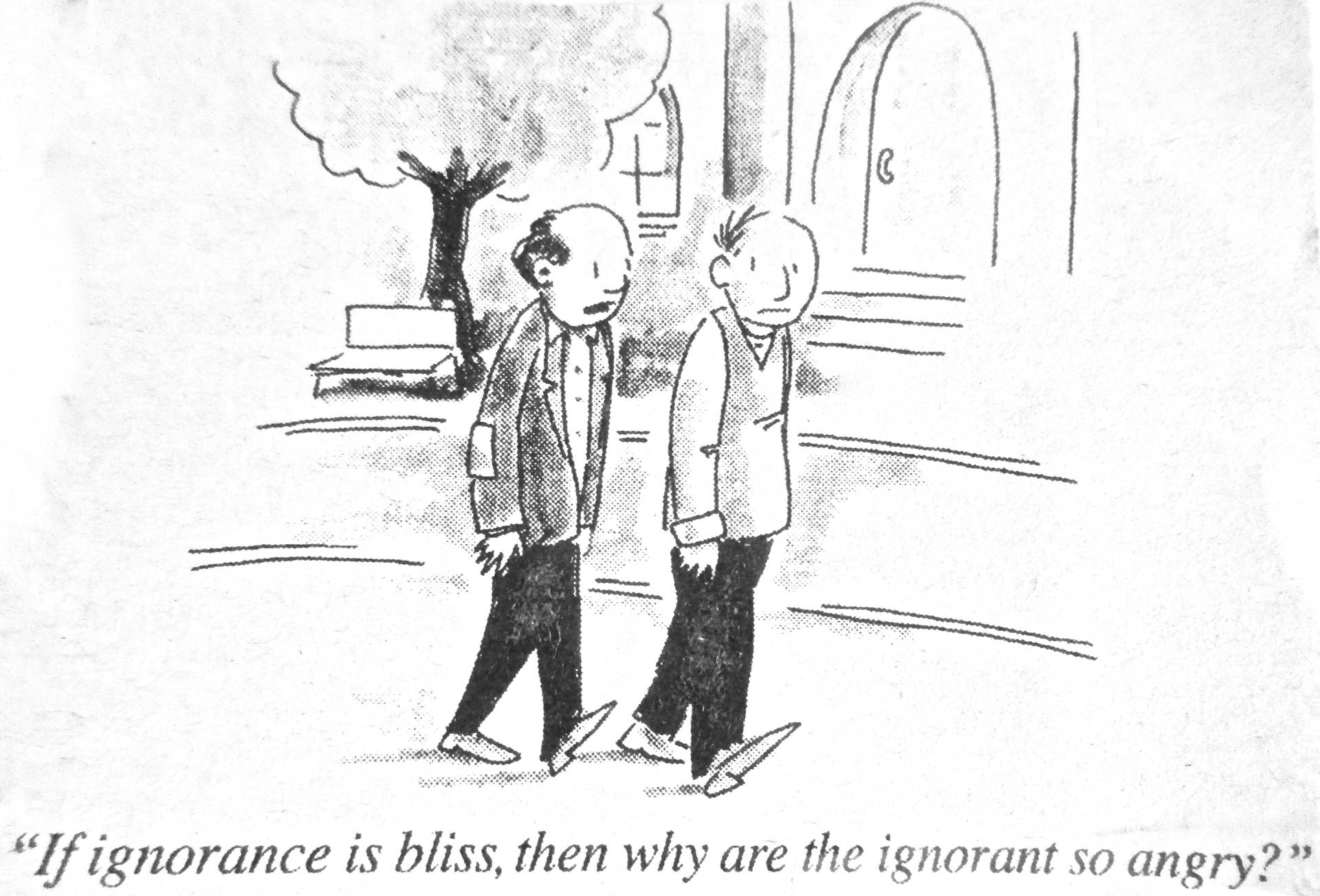 Cartoon About Ignorant People