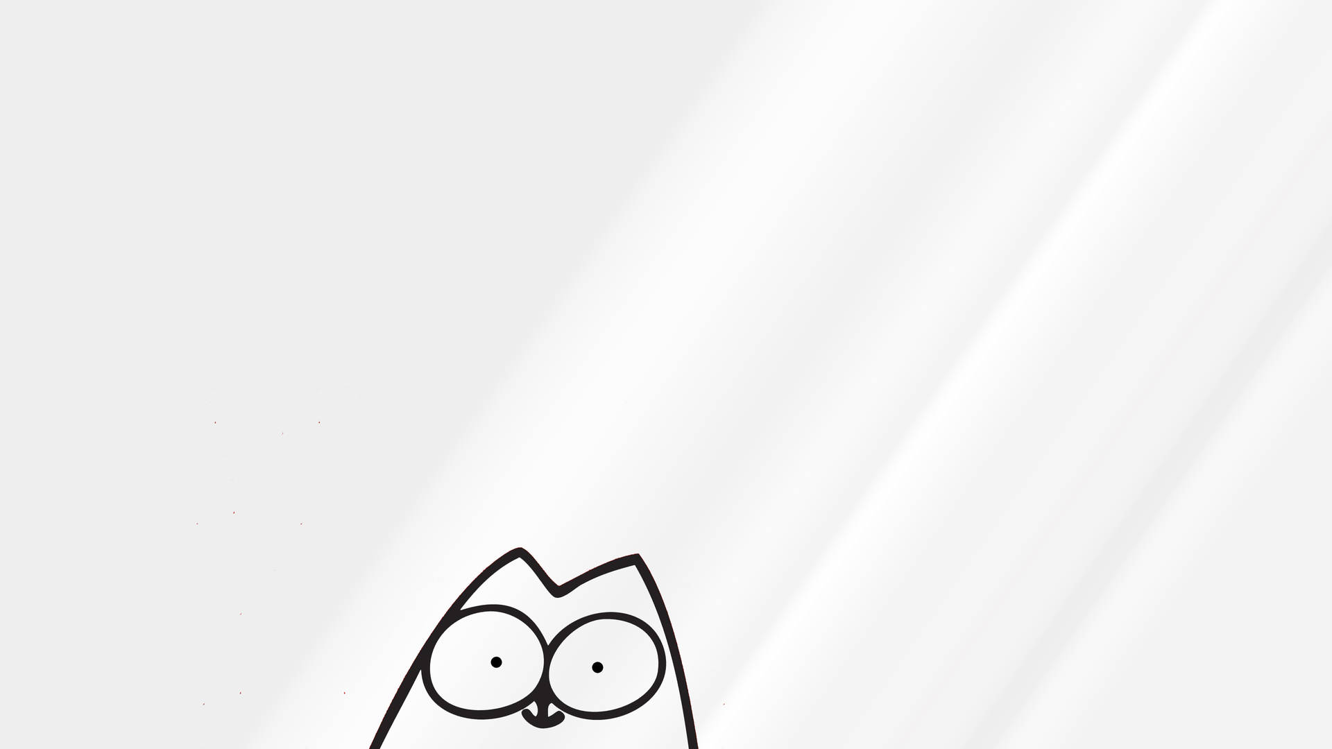 Cartoon Cat Illustration Background