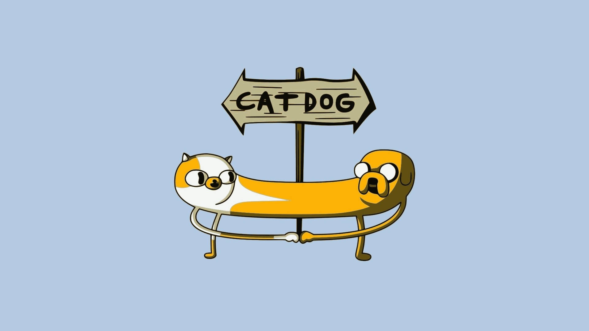 Cartoon Catdog Background
