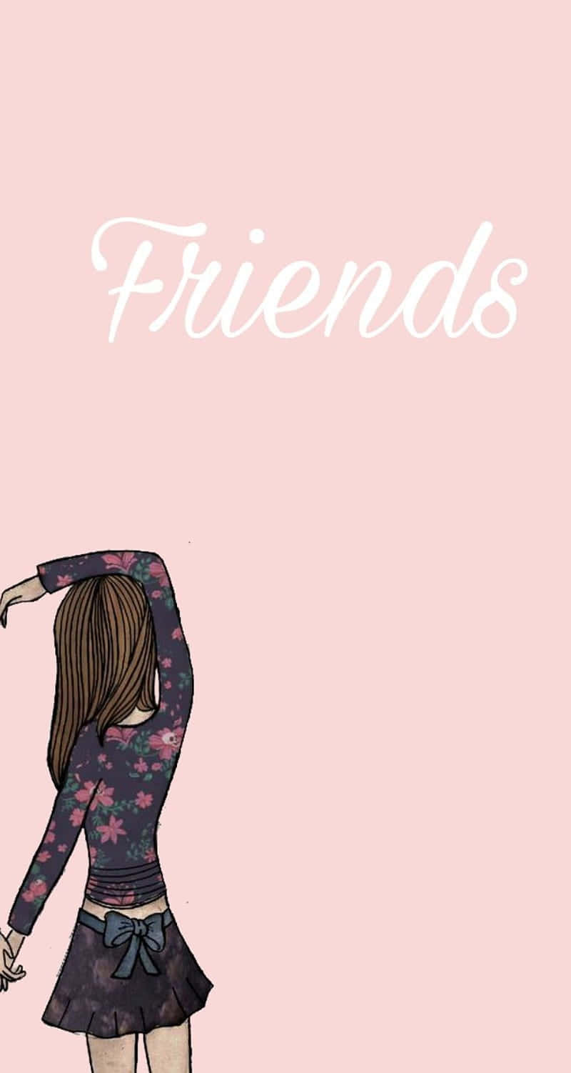 Cartoon Girl Best Friends Forever Iphone