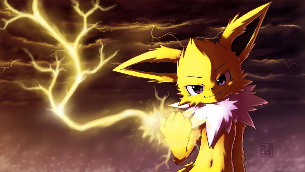 Cartoon Jolteon Background