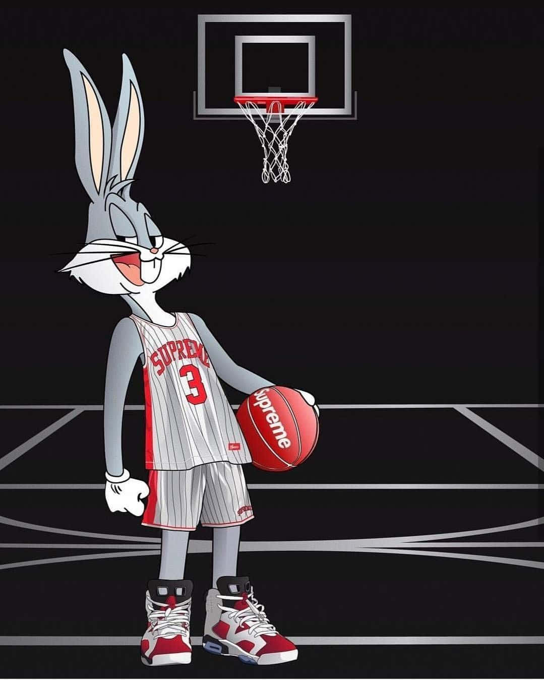 Cartoon Nba Players Bugs Bunny