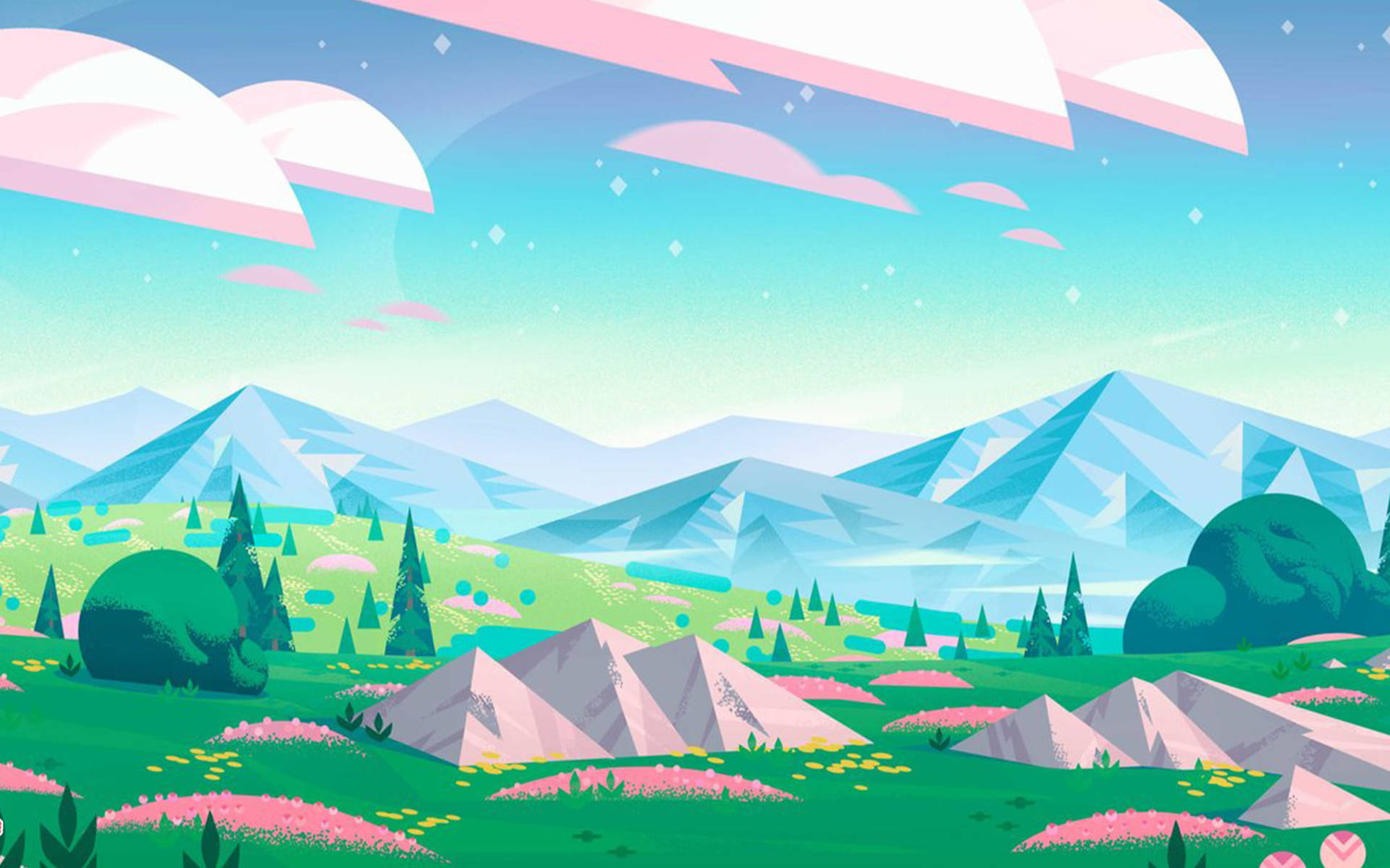 Cartoon Network Crystal Mountains