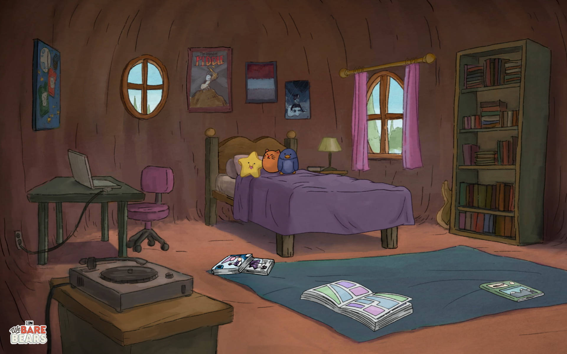 Cartoon Network We Bare Bears Bedroom