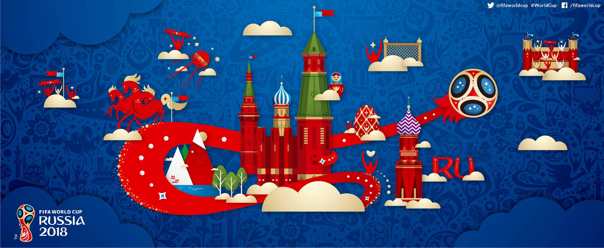 Cartoon Photo Of Fifa World Cup Background