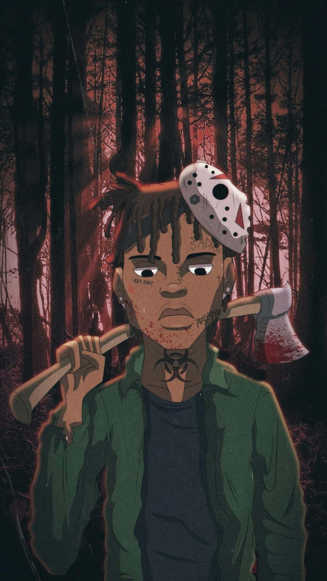 Cartoon Rapper Ski Mask Slump God