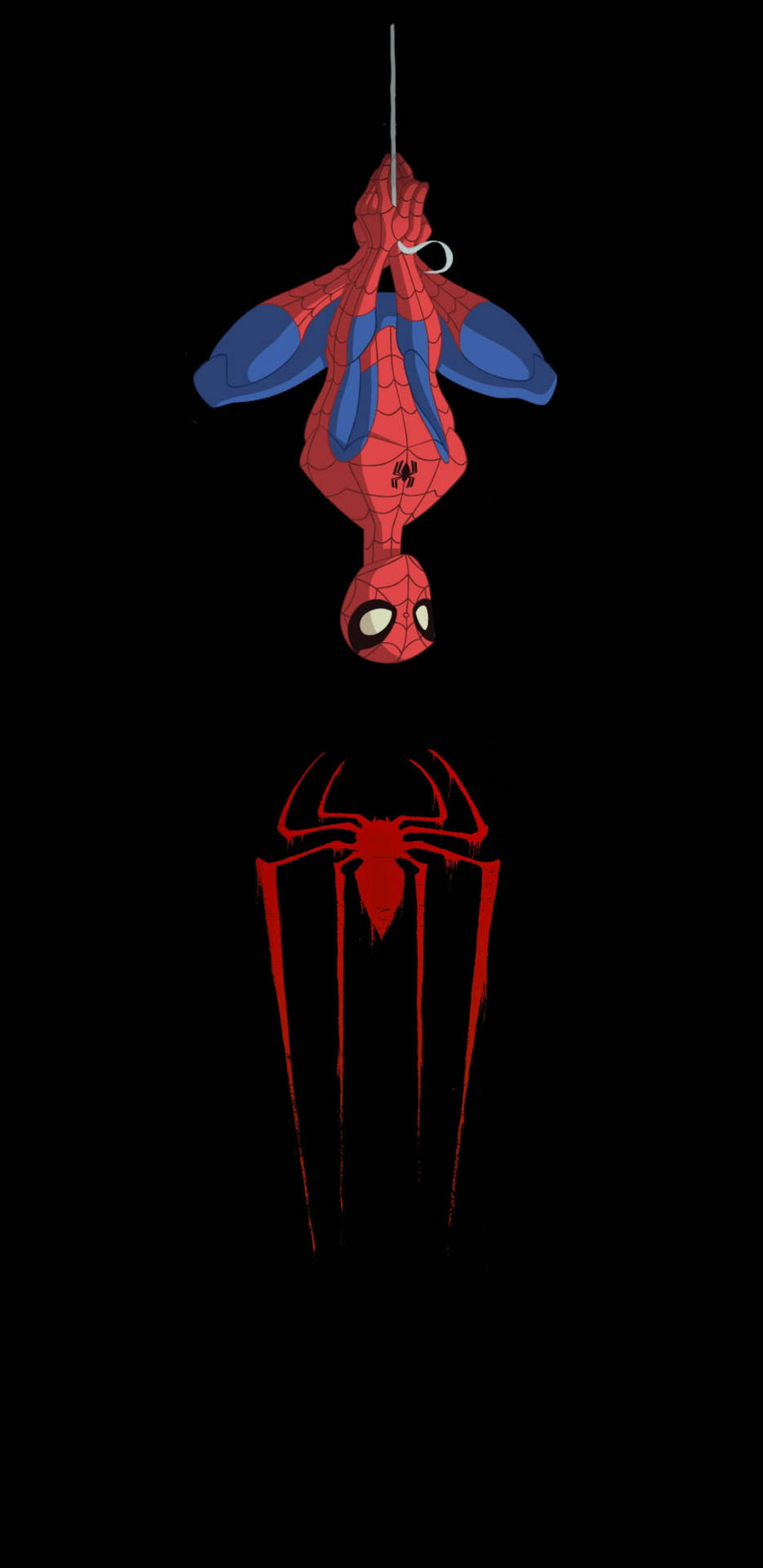 Cartoon Spiderman Middle Punch Hole