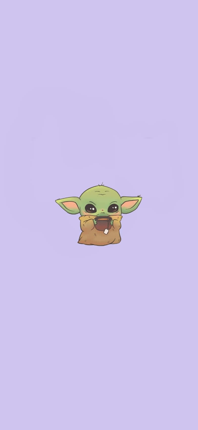 Cartoon Yoda - The Wise And Witty Jedi Background