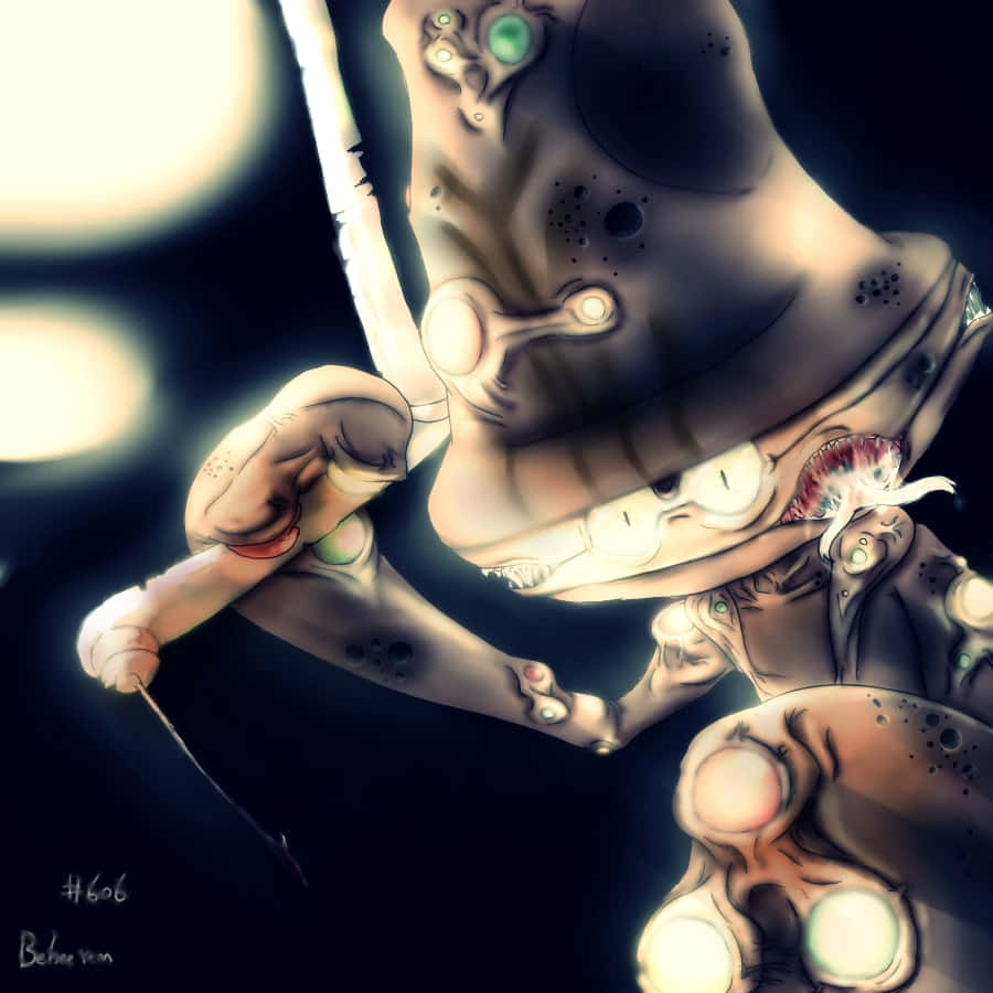 Cartoonized Beheeyem