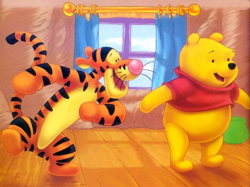 Cartoons Pooh And Tigger