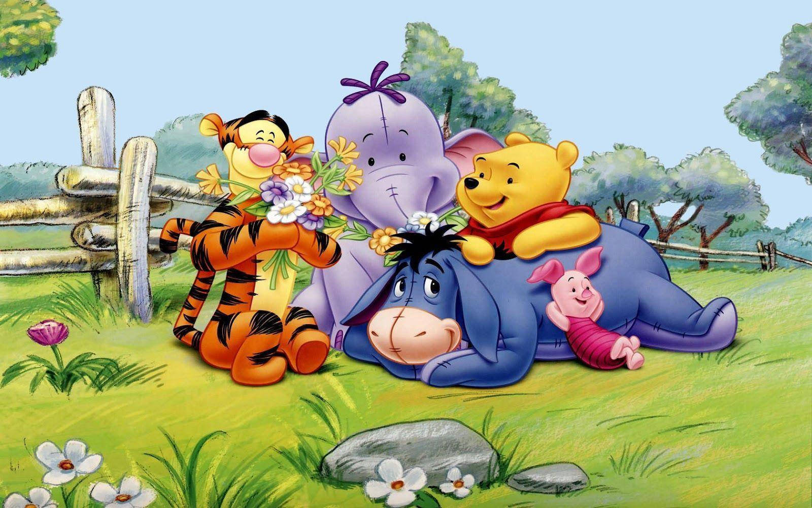 Cartoons Winnie The Pooh And Friends Background