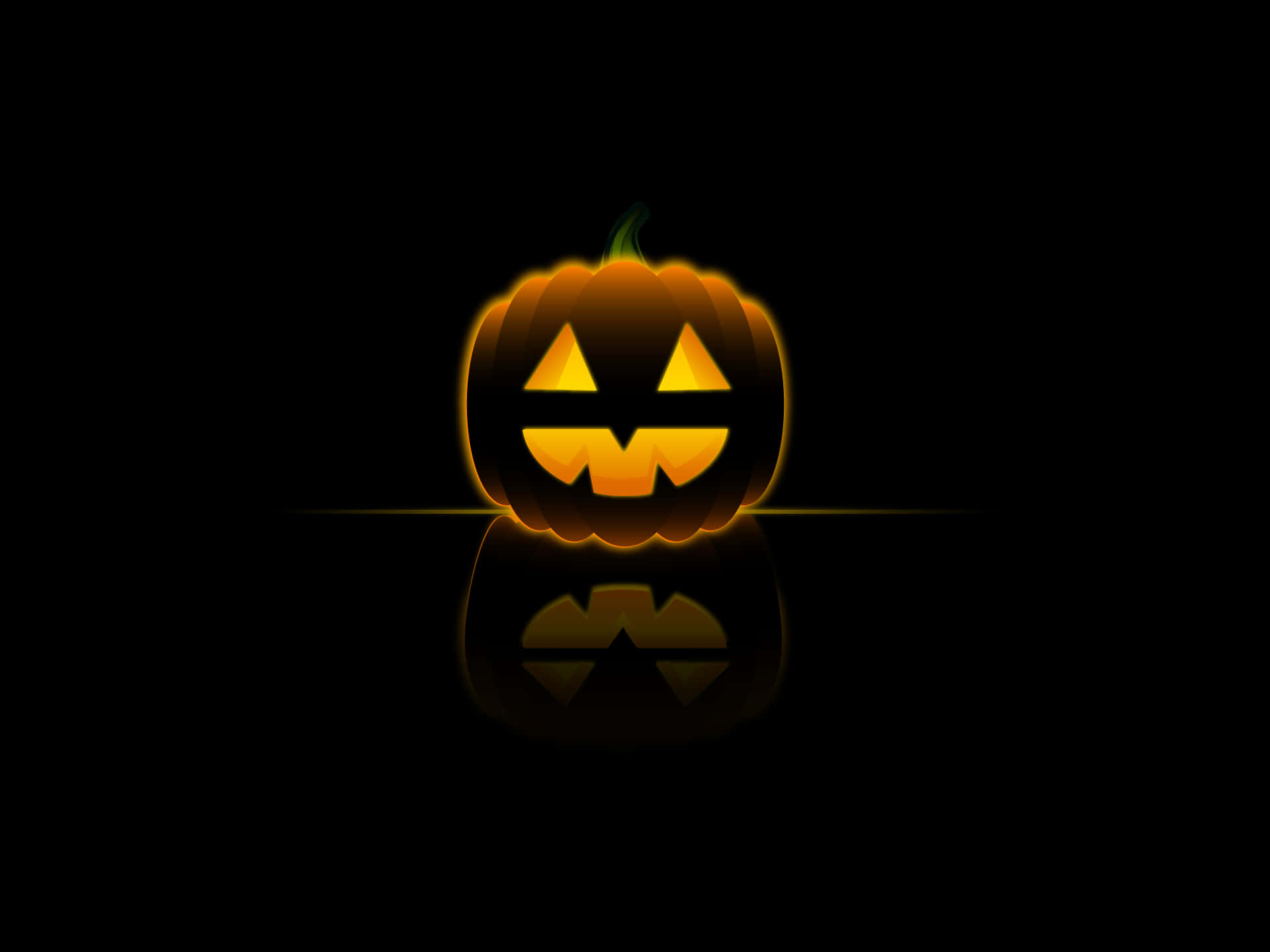 Carved Pumpkin Cute Smile Background