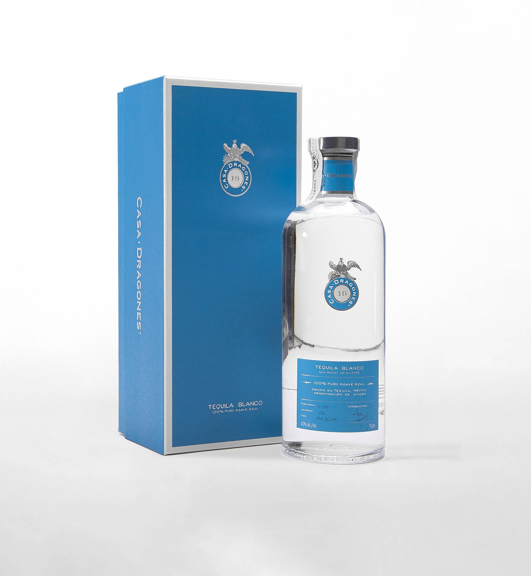 Casa Dragones Blanco Tequila - Elegance And Quality In A Bottle Background