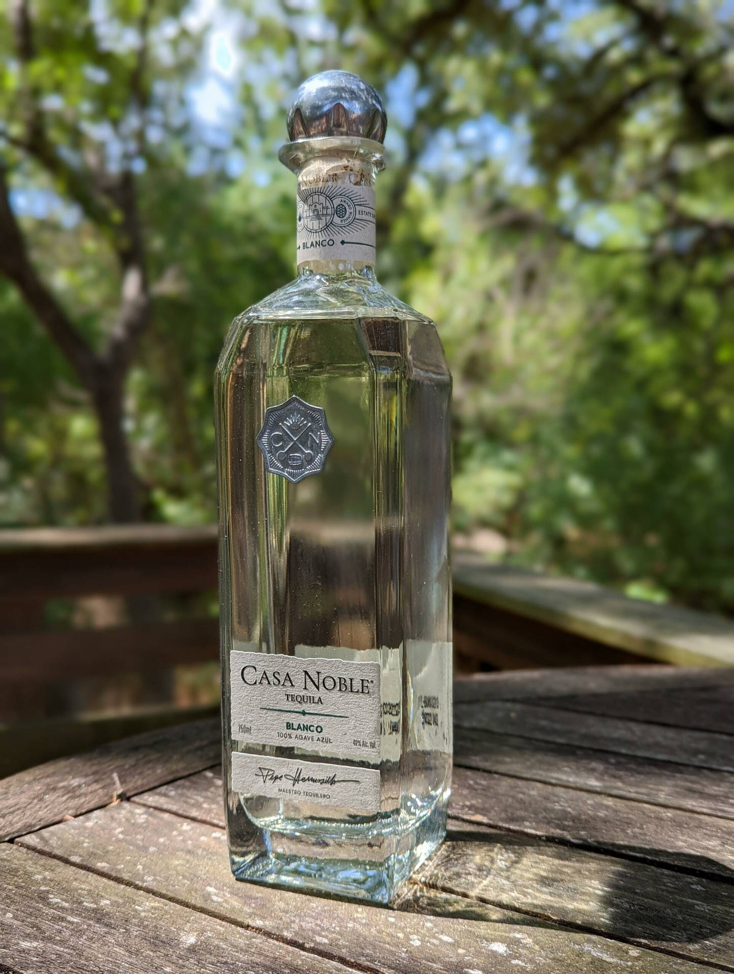 Casa Noble Nouvel Blanco, Finely Distilled Tequila Background