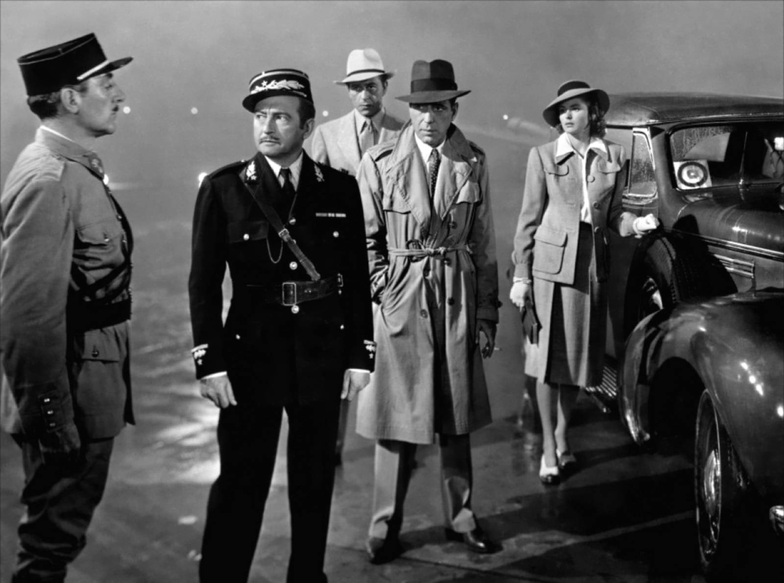 Casablanca Movie Ending Scene Background