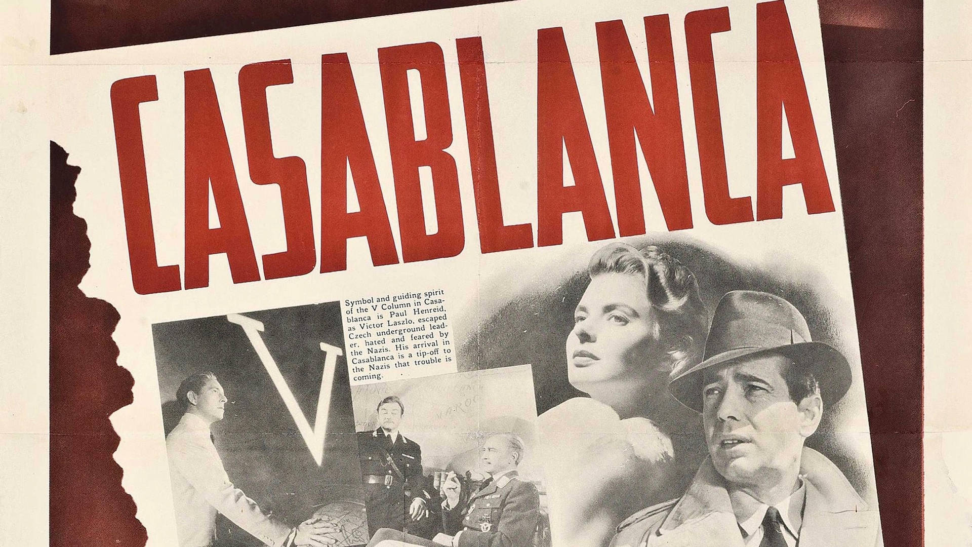 Casablanca Movie Poster Background