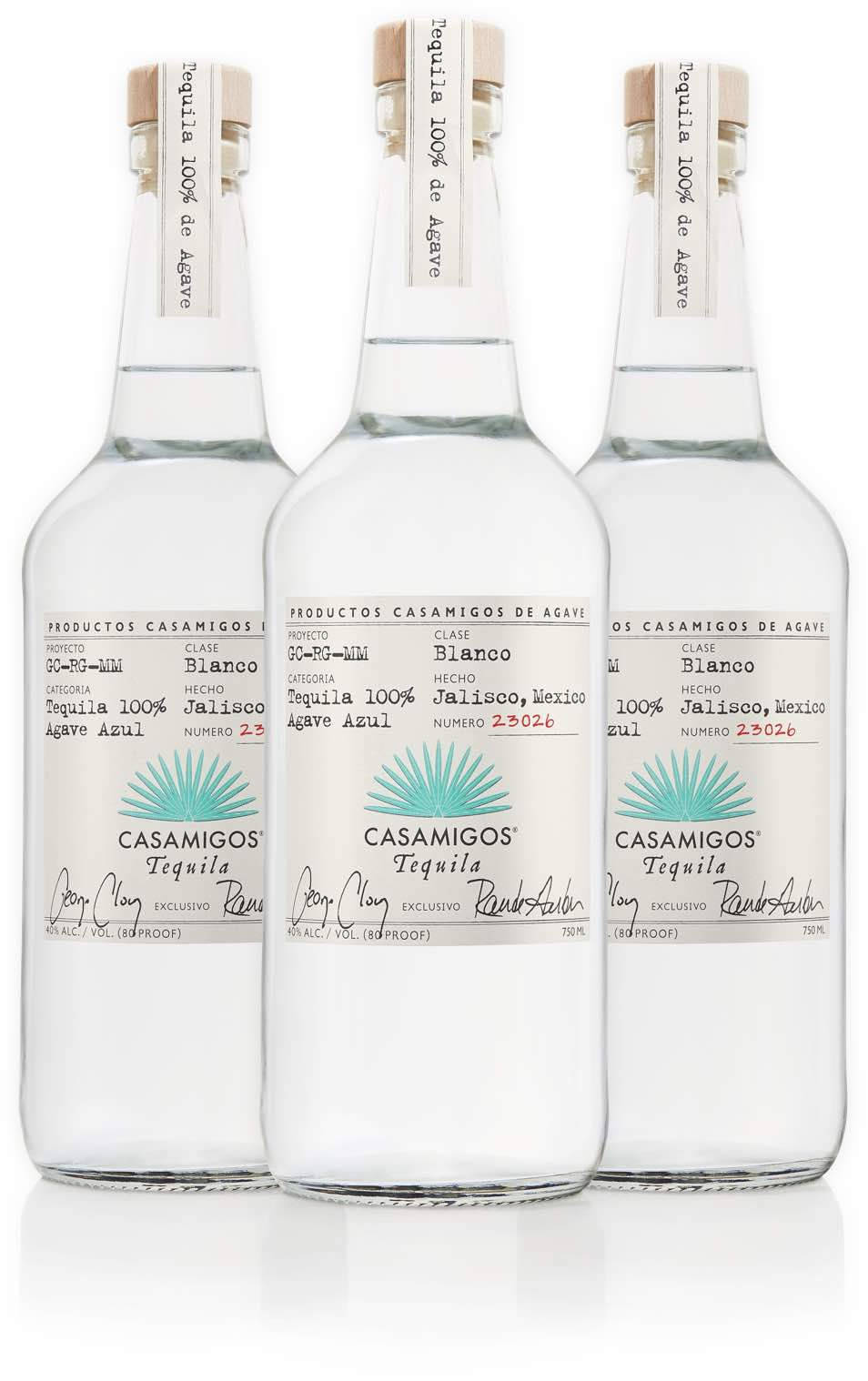 Casamigos Tequila Blanco Liquor Bottles Background