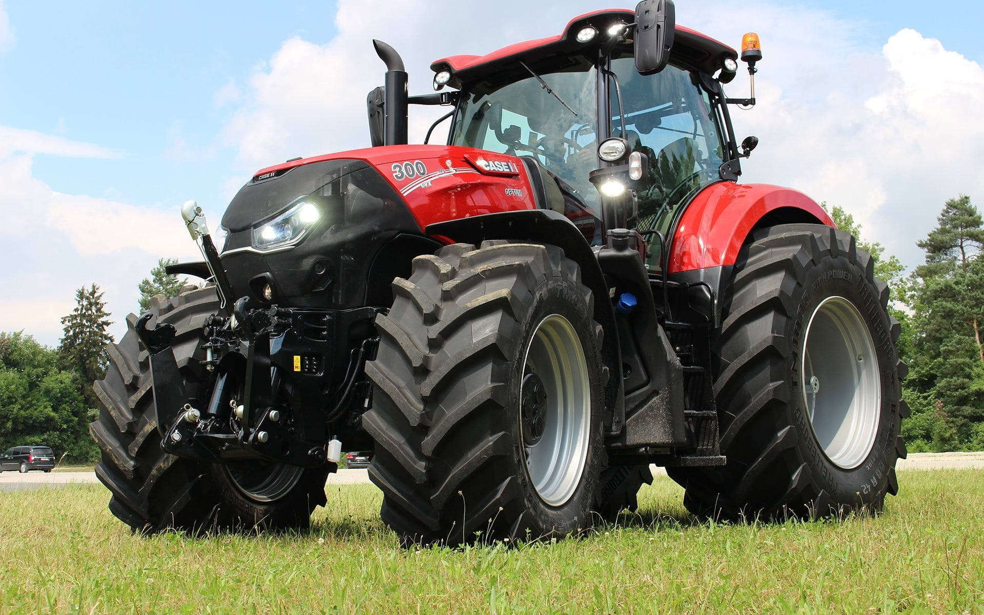 Case Ih Optum 300 Cvx Tractor Background