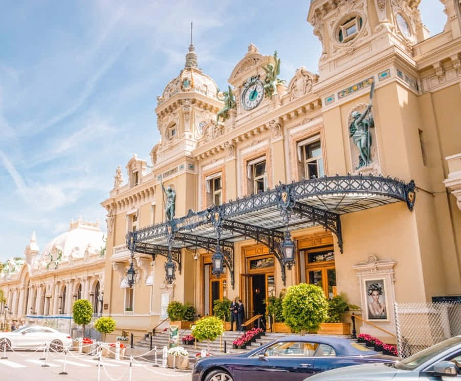 Casino De Monte Carlo Aesthetic Desktop Background