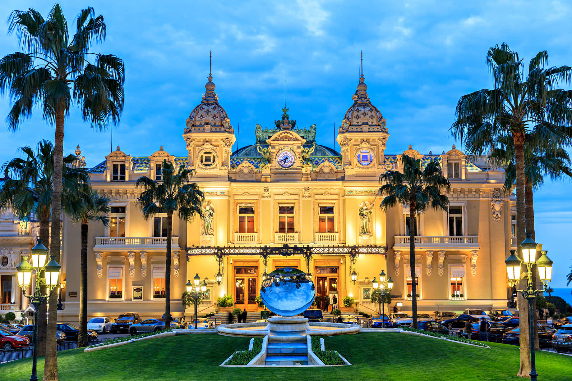 Casino De Monte Carlo By Charles Garnier Background