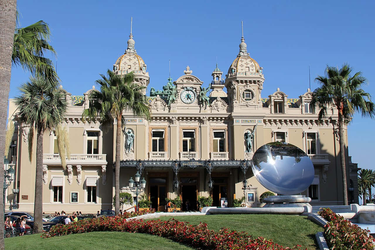 Casino De Monte Carlo Daylight Background