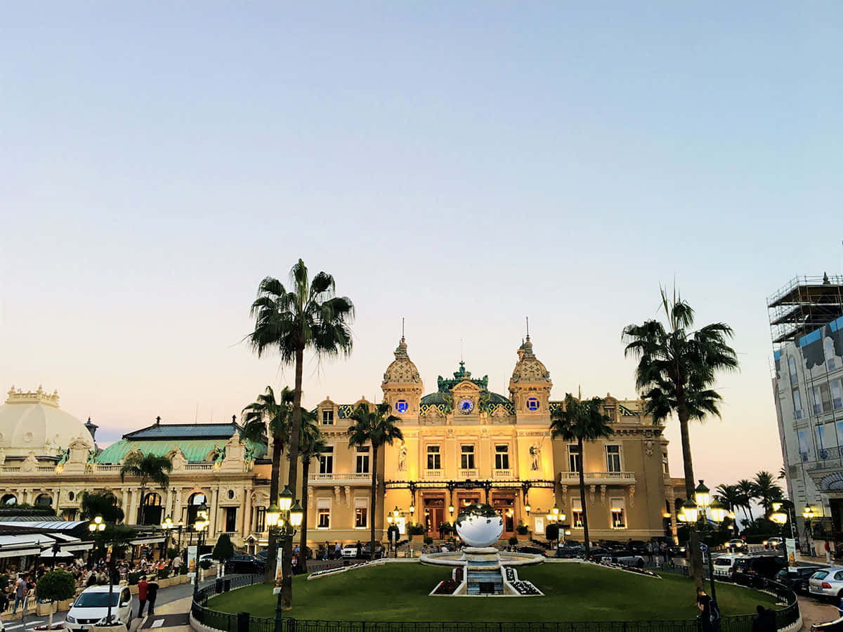 Casino De Monte Carlo Landmark Background