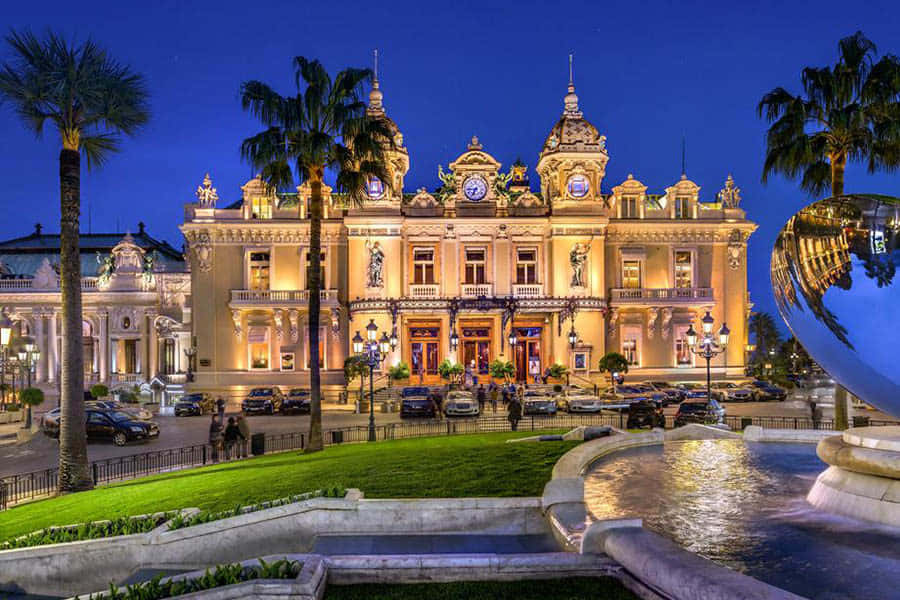 Casino De Monte Carlo Popular Destination Background