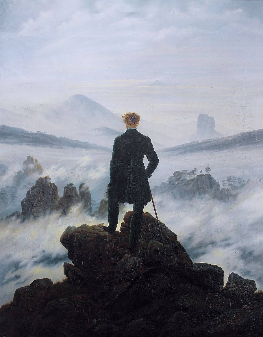 Caspar David Friedrich Famous Paintings Iphone Background